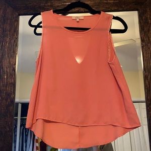 Pink Tank with Peek Hole